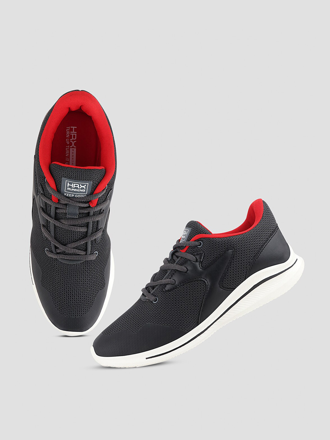 HRX by Hrithik Roshan Men WONDERFIT Black Running Shoes