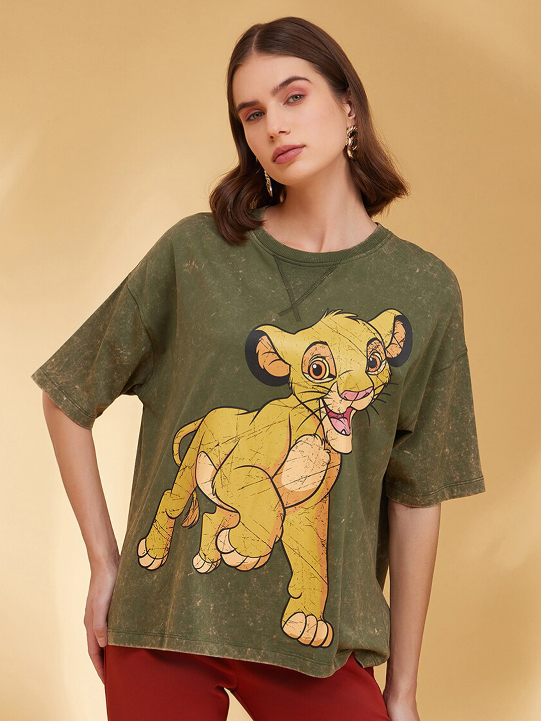 Kazo Graphic Printed Disney Boxy T-shirt