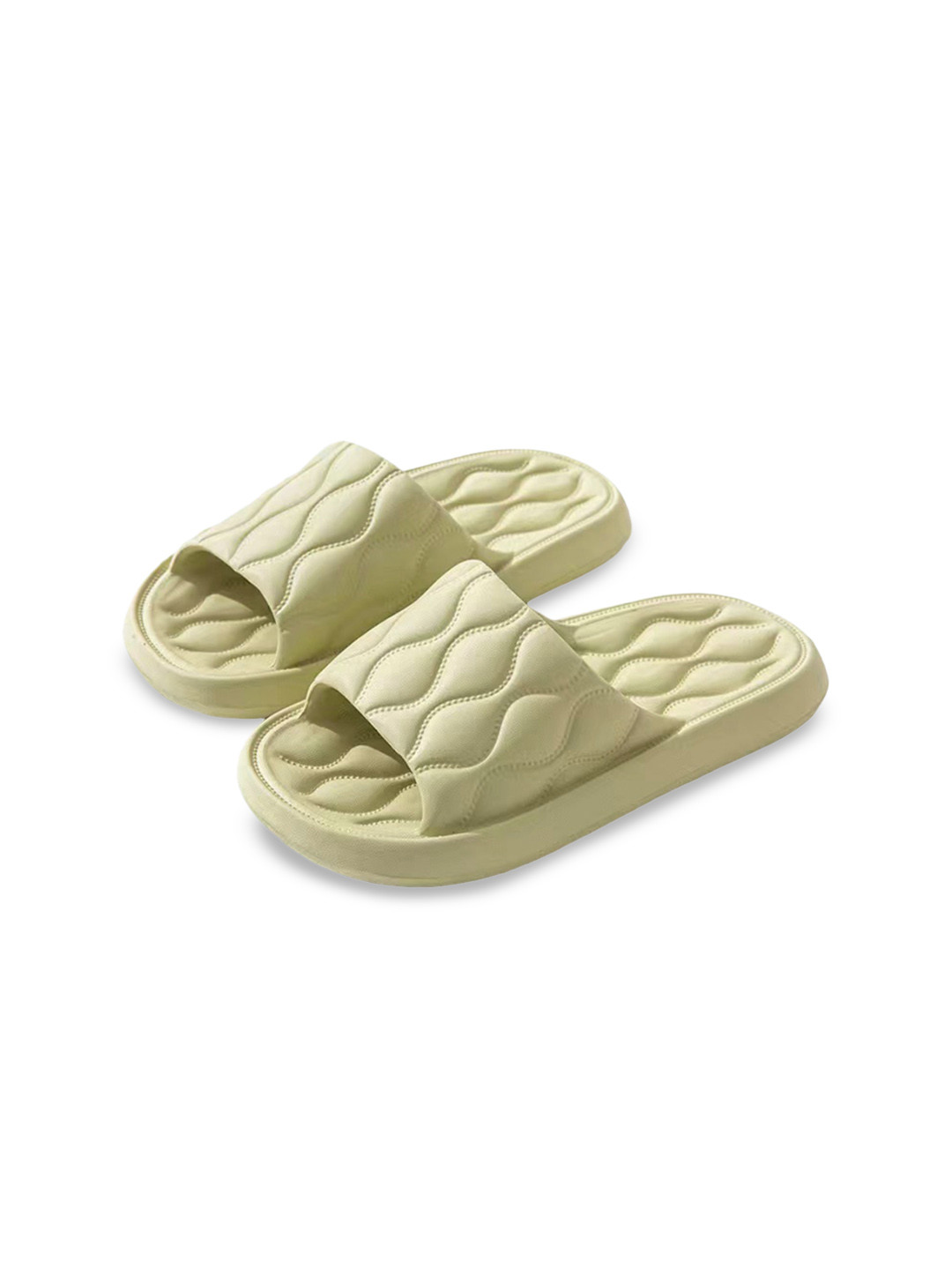 Alexvyan Women Green Eva Slipper Light Weight Non-Skid Croslite Sliders