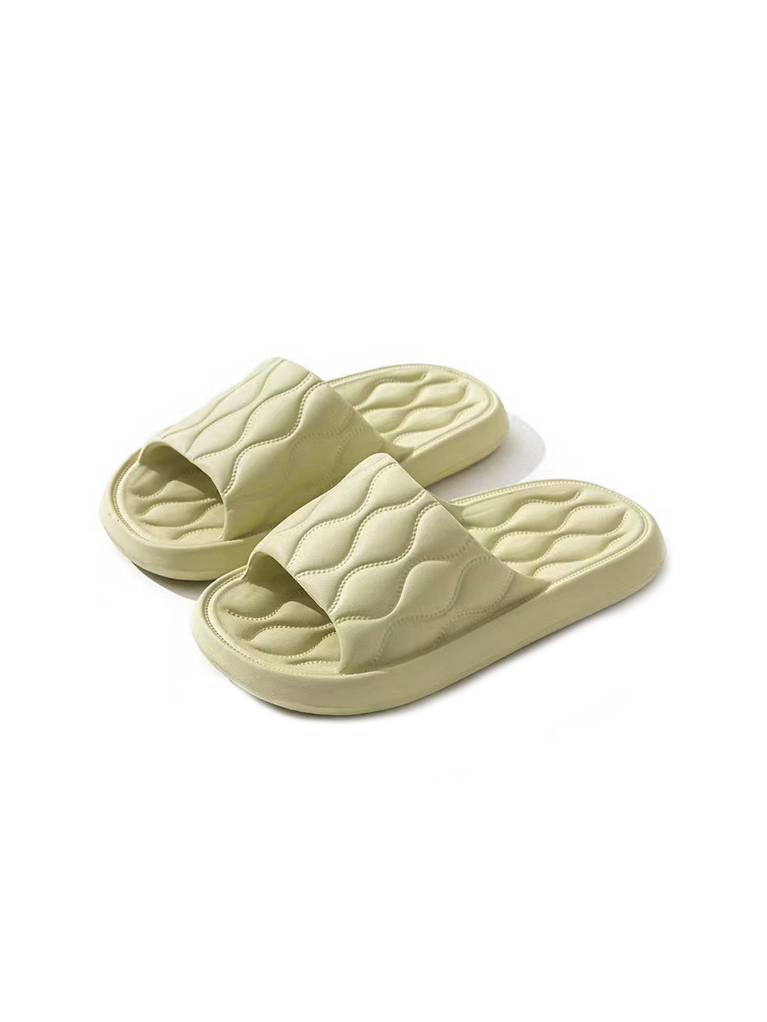 Alexvyan Women Green Eva Slipper Light Weight Non-Skid Croslite Sliders
