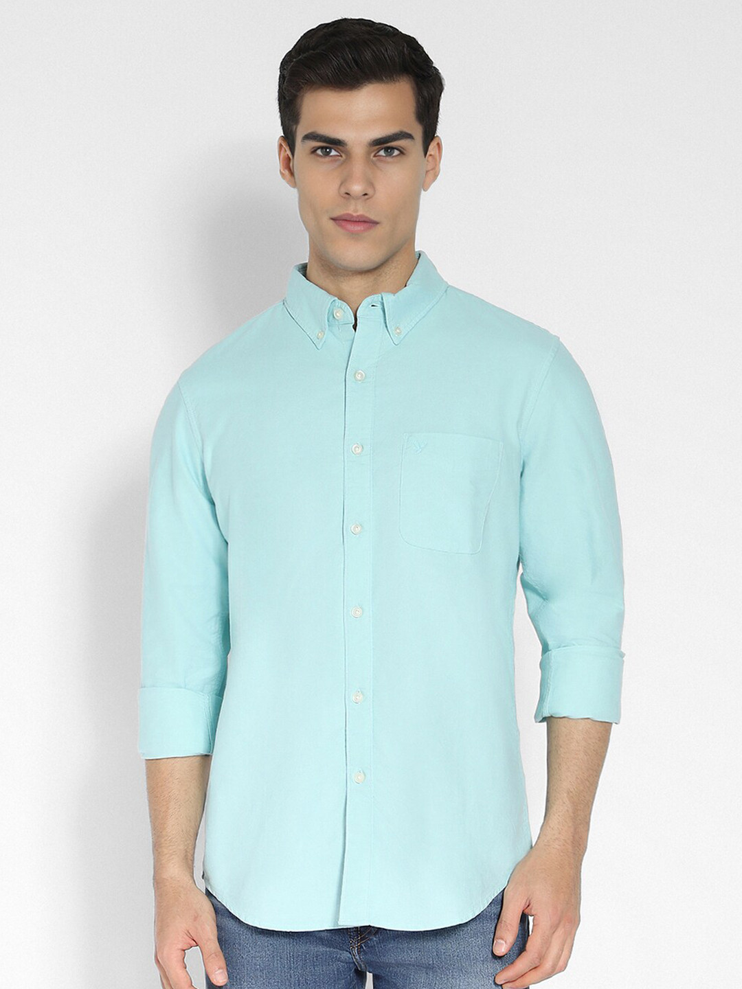 AMERICAN EAGLE OUTFITTERS Slim Fit Oxford Button-Up Shirt