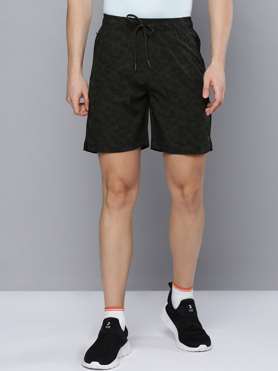 SPORTO Men Mid-Rise Dry Fit Sports Shorts