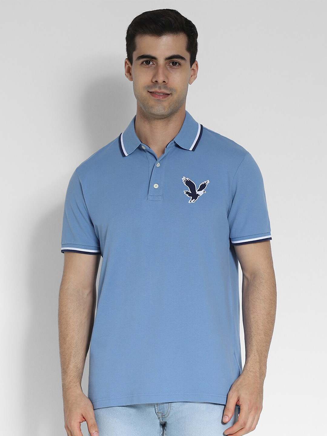 AMERICAN EAGLE OUTFITTERS Polo Collar Short Sleeves T-shirt