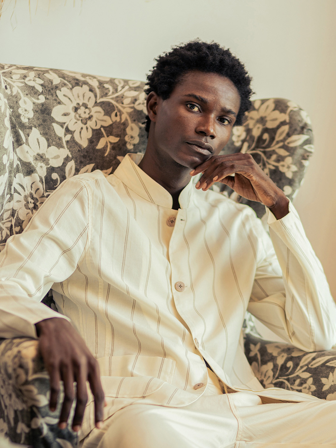 RARE RABBIT Men Ray Striped Tailored Jacket