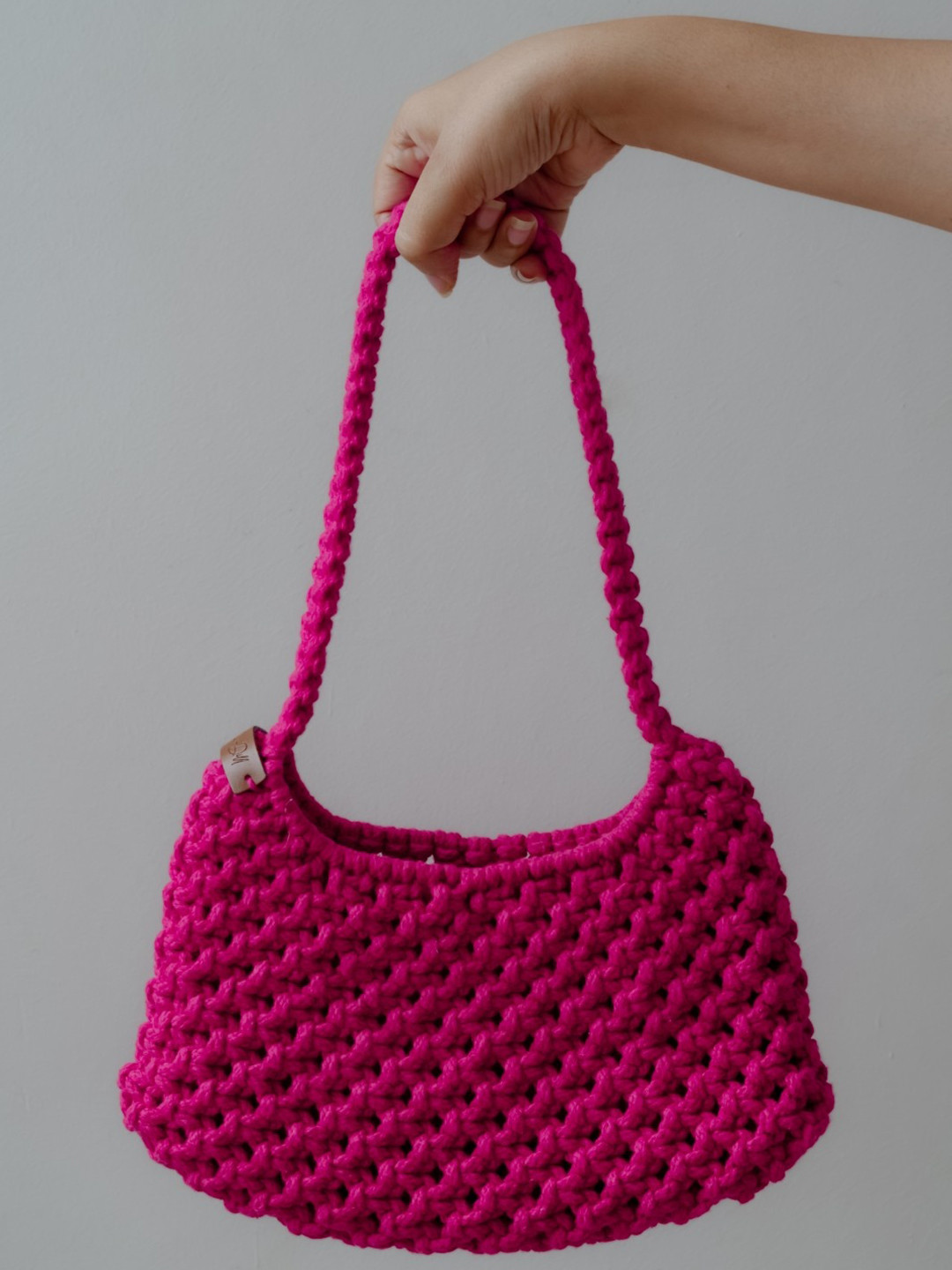 DECORDILL Self Design Structured Shoulder Bag