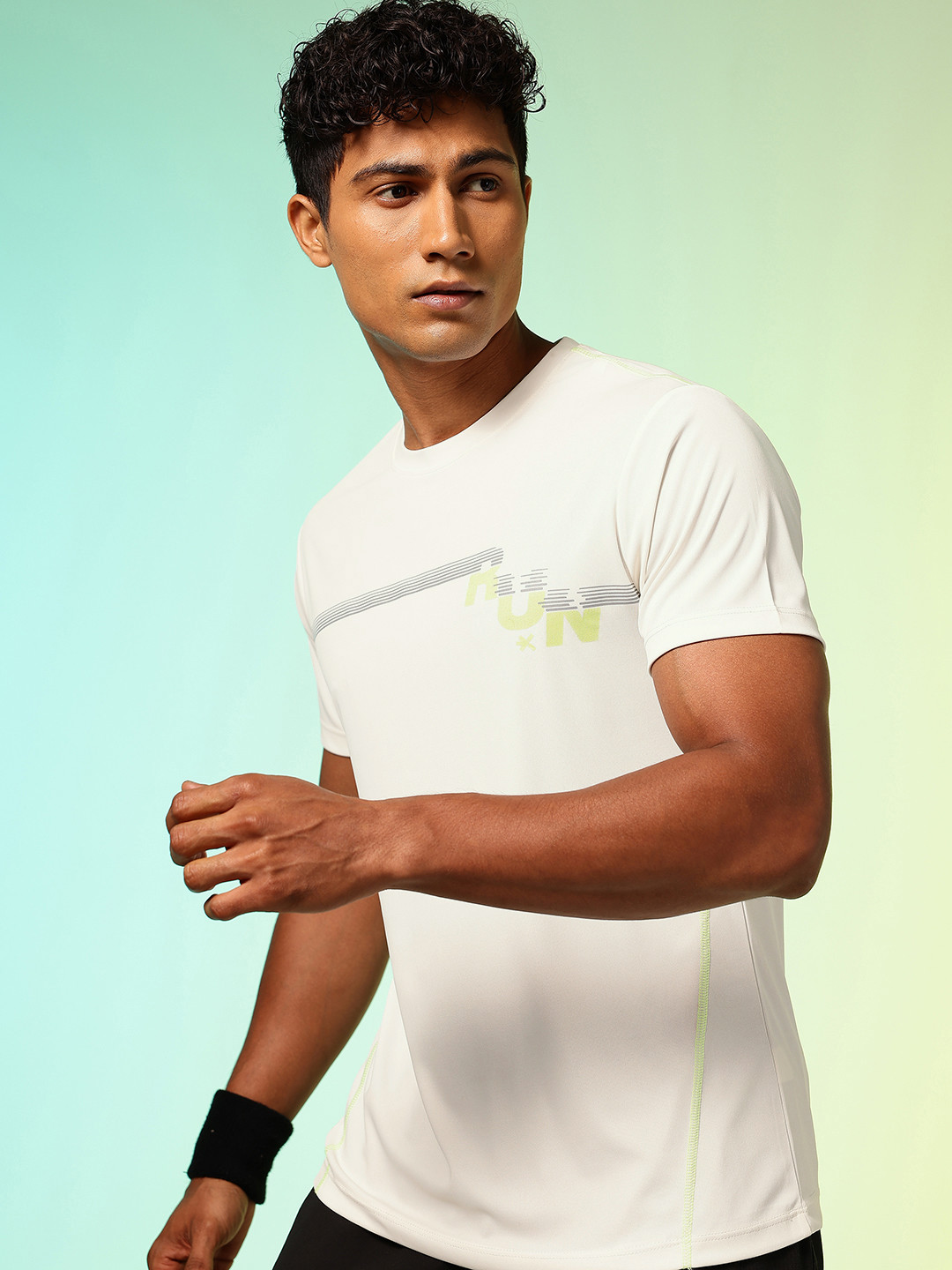 HRX by Hrithik Roshan Typography Print Running T-shirt