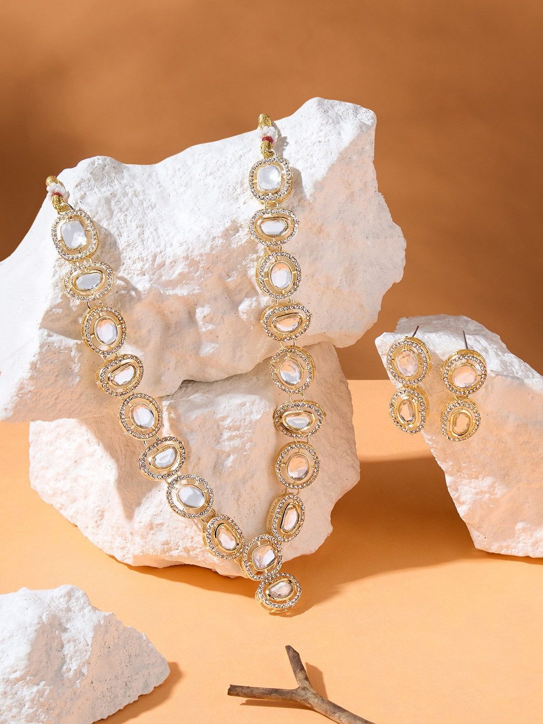 AMI Austrian Diamonds-Studded Jewellery Set