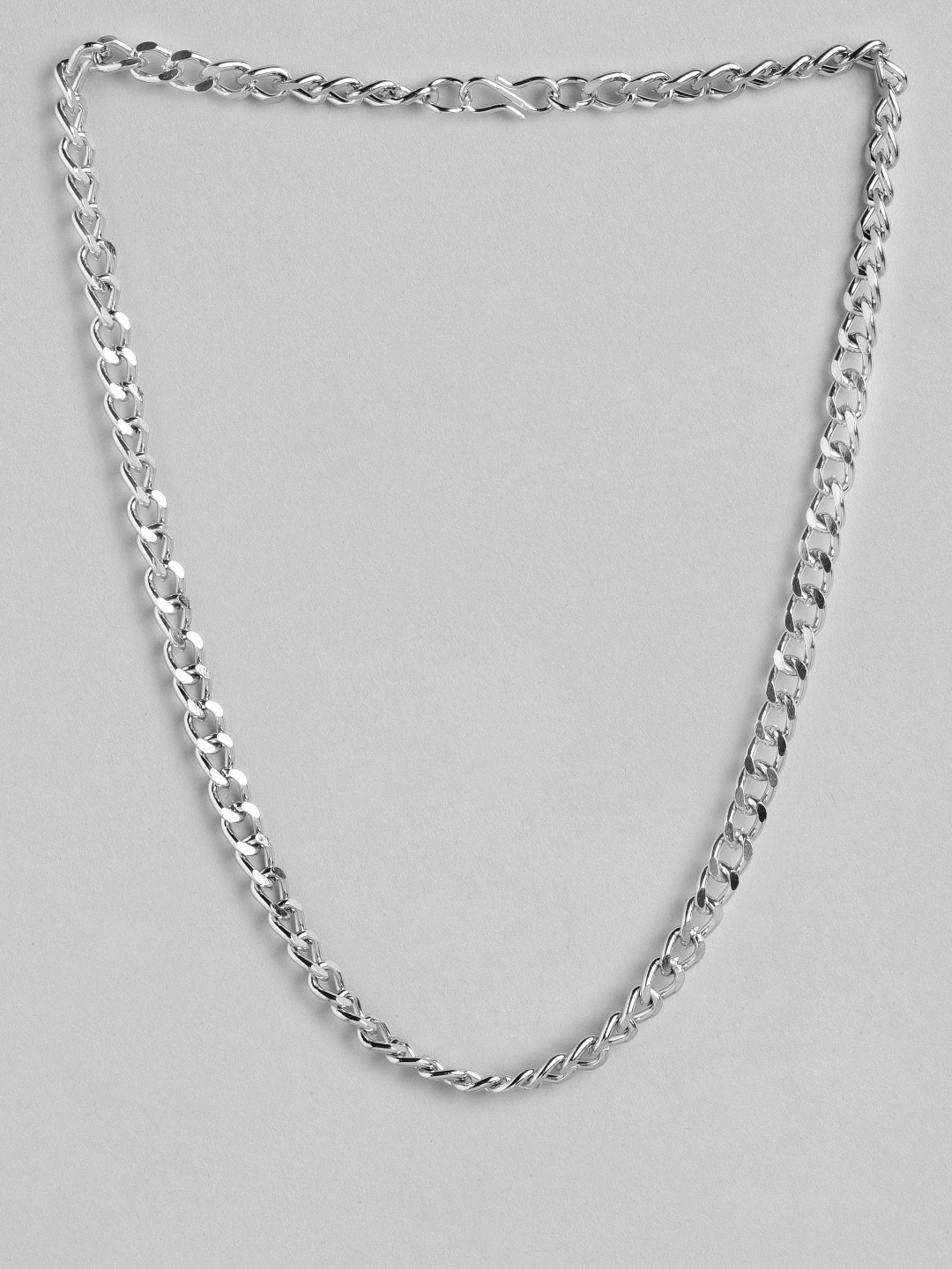 PARIS HAMILTON Unisex Silver-Plated Stainless Steel Chain