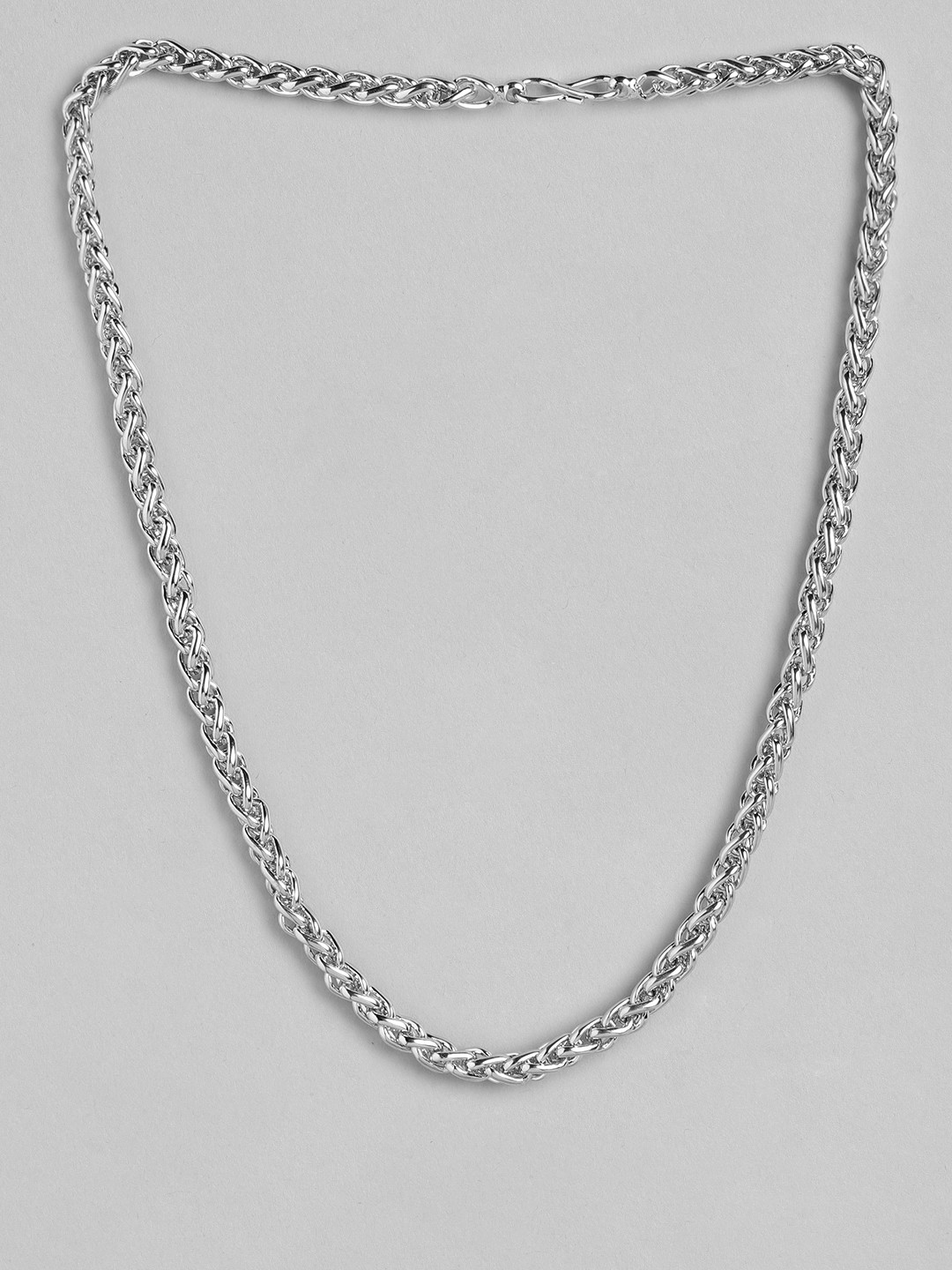 PARIS HAMILTON Unisex Silver-Plated Stainless Steel Chain