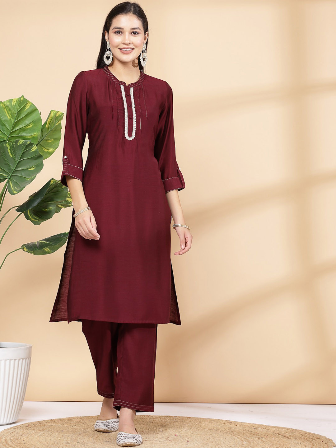 Nayam By Lakshita Regular Kurta with Palazzos