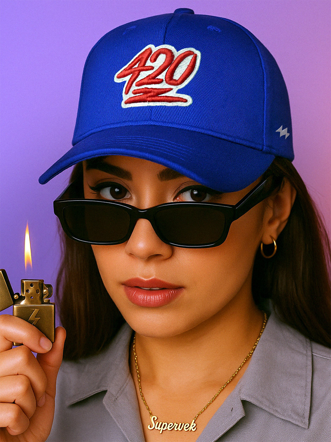 SUPERVEK Blaze It Baseball Cap
