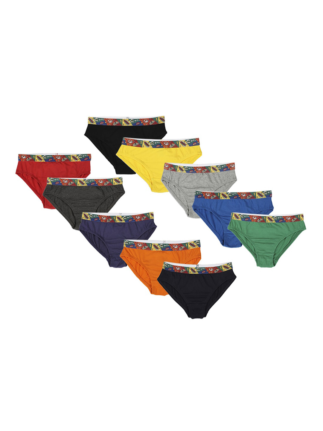 BRAT Boys Pack Of 2 Assorted Briefs BR-BI-BR001-OE-2X5-OR.BL-6