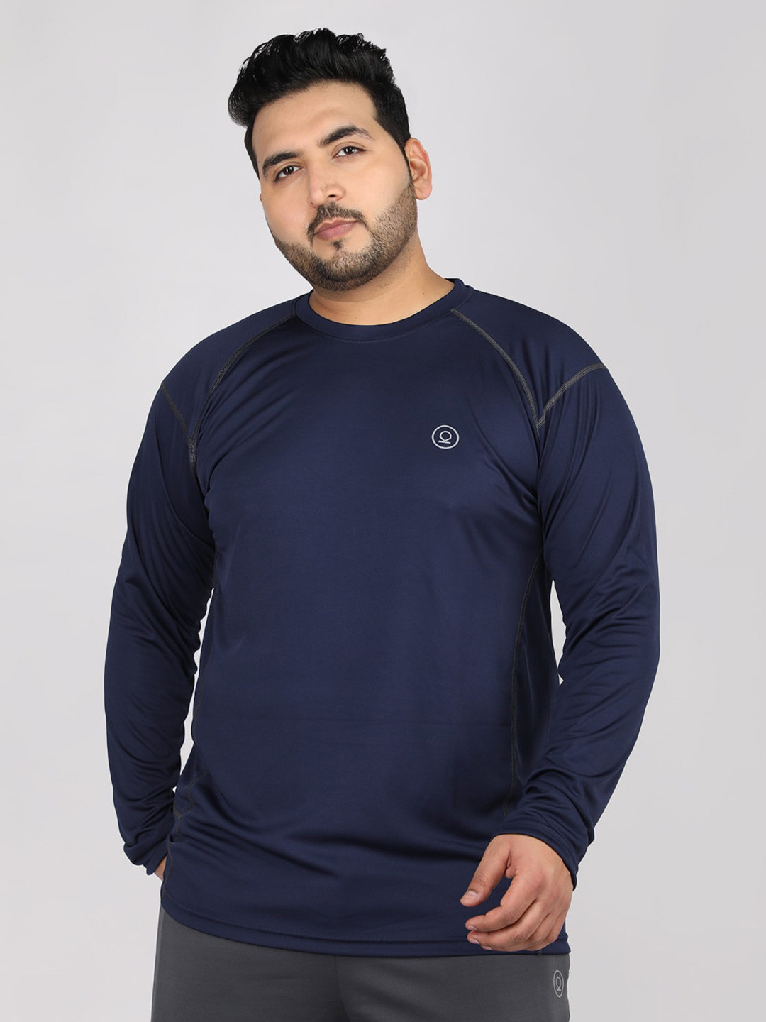 CHKOKKO Indigo Raglan Sleeves T-shirt