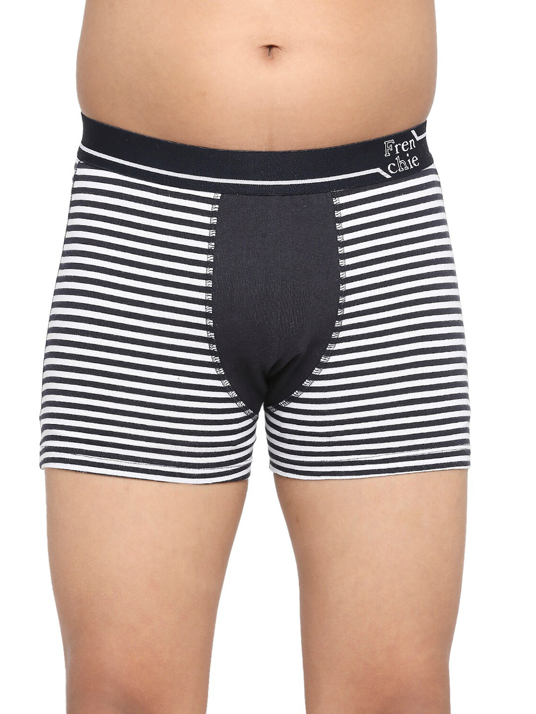 FRENCHIE Striped Pure Cotton Trunk FR-BI-TR-U1911-1X5-NavyBlue-XS