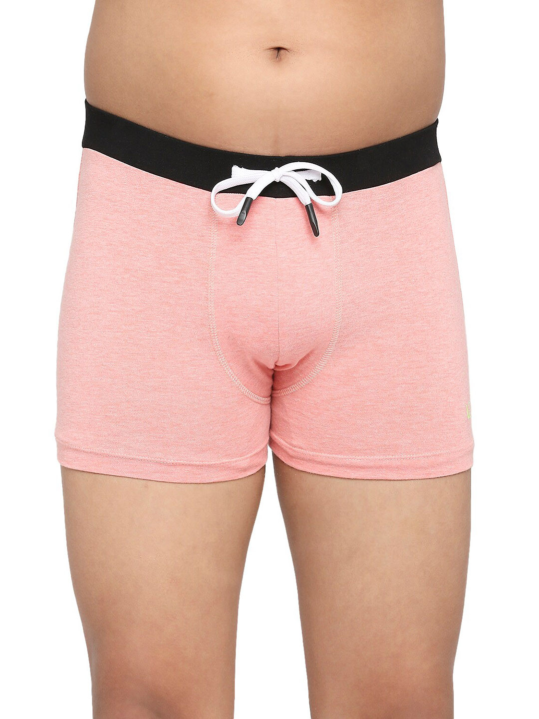 FRENCHIE U1914 Teen Boys Mid-Rise Pure Cotton Trunks FR-BI-TR-U1914-1X5-Pink-XS