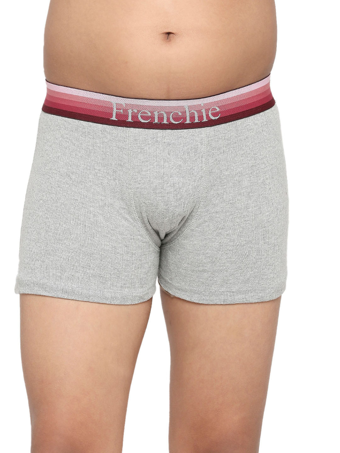 FRENCHIE Teen Boys Pure Cotton Trunk FR-BI-TR-U1902-1X5-Grey-XS