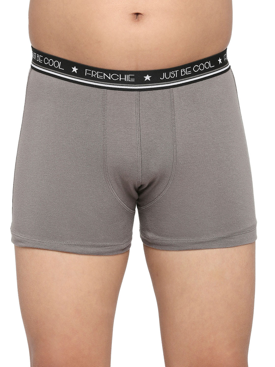 FRENCHIE U1908 Teen Boys Pure Cotton Trunk FR-BI-TR-U1908-1X5-Grey-XS