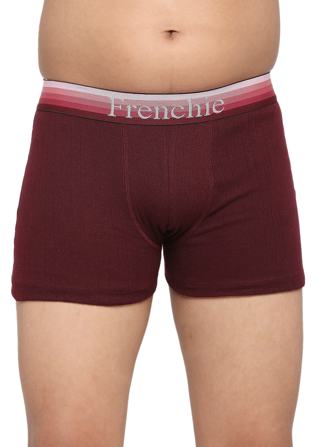 FRENCHIE U1901 Teen Boys Pure Cotton Short Trunk FR-BI-TR-U1902-1X5-Wine-XS