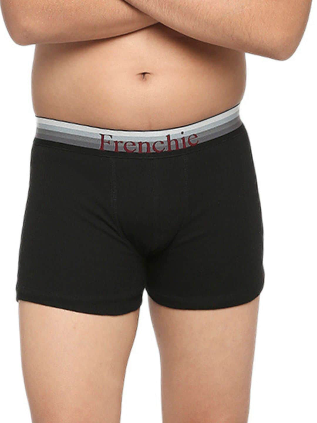 FRENCHIE Boys Pure Cotton Trunk FR-BI-TR-U1902-1X5-Black-XS