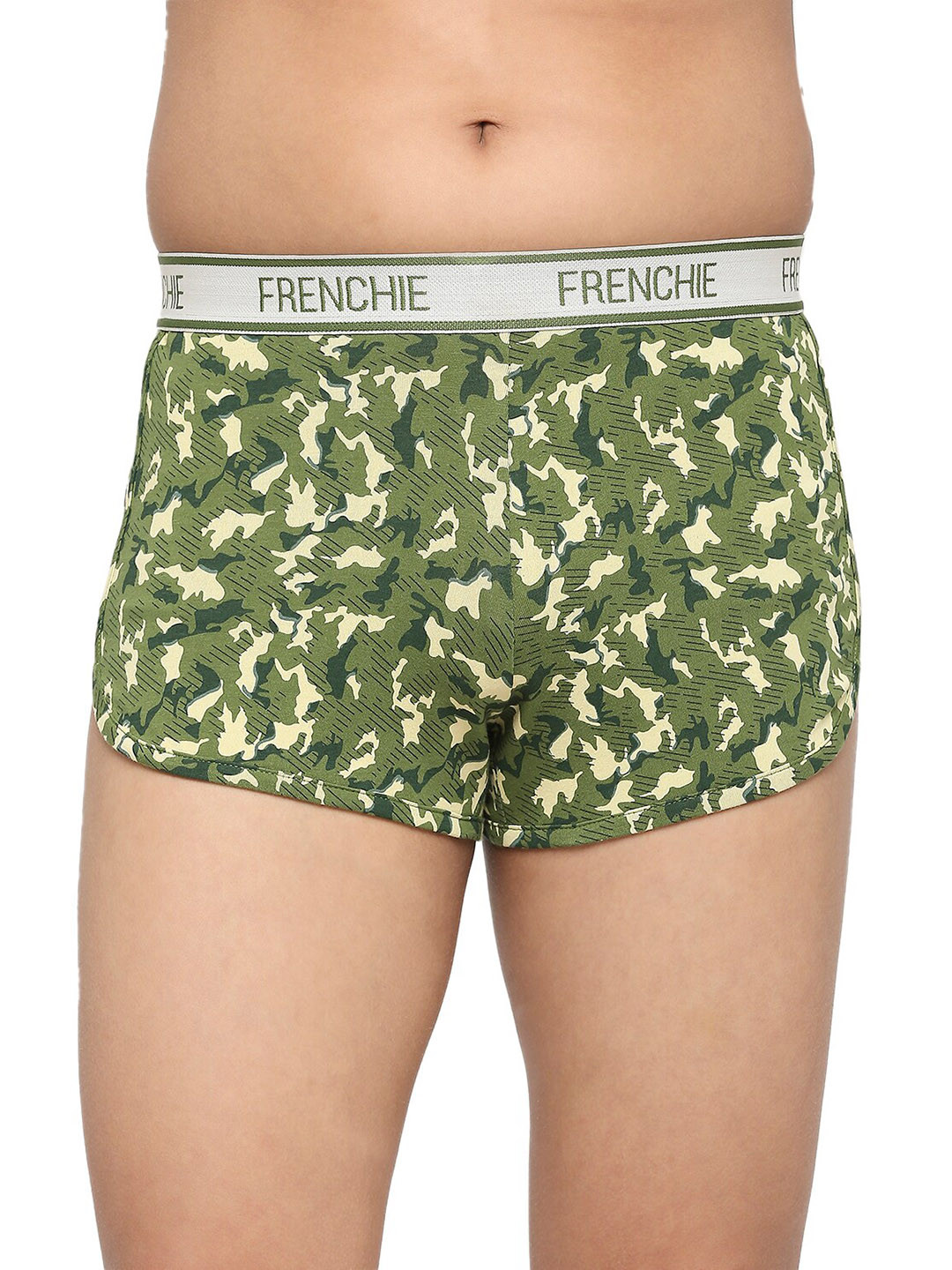 FRENCHIE U1905 Teen Boys Camouflage Printed Pure Cotton Trunk FR-BI-TR-U1905-1X5-Green-XS