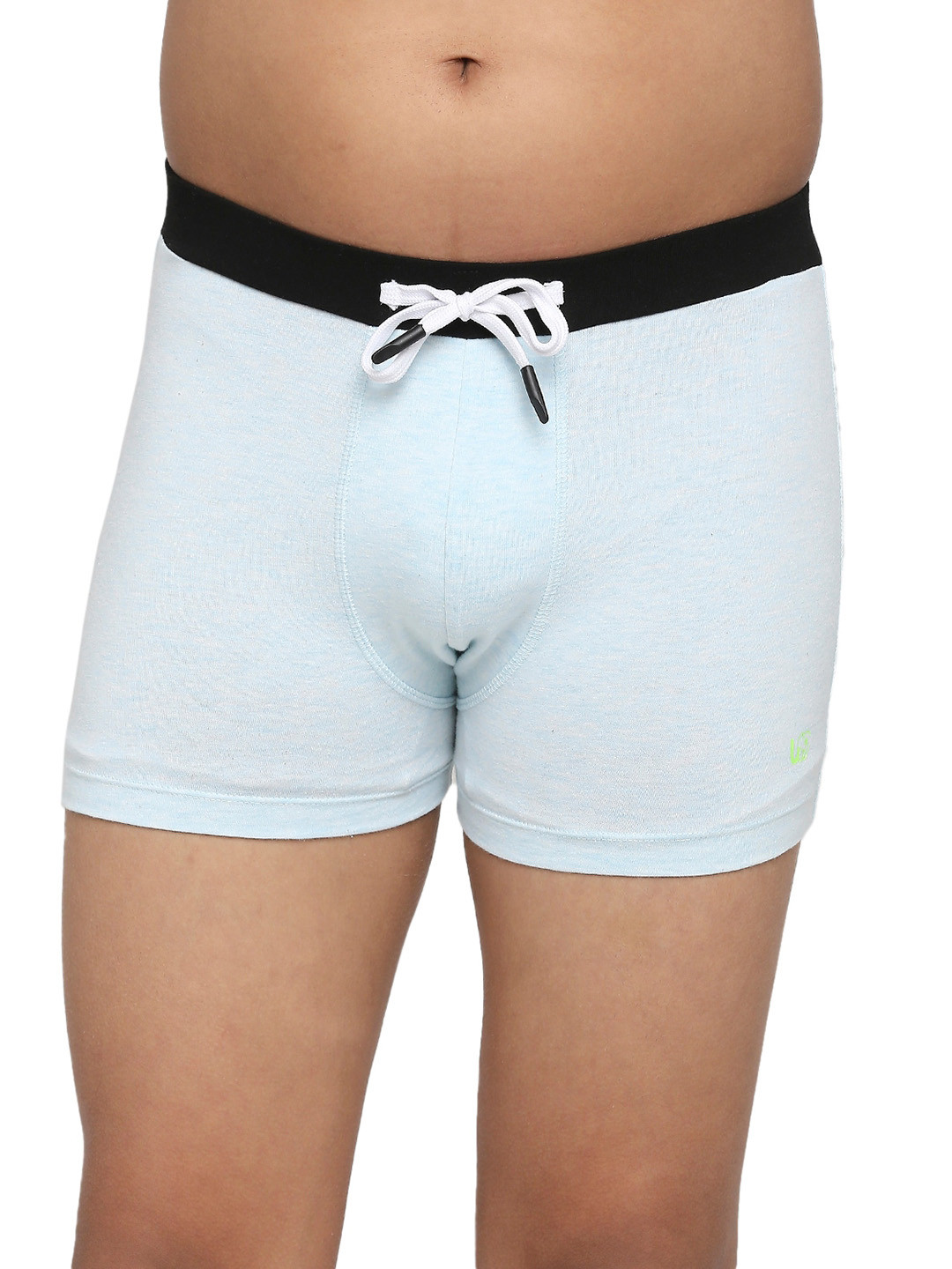 FRENCHIE Teen Boys Mid-Rise Cotton Trunk FR-BI-TR-U1914-1X5-Aqua-XS