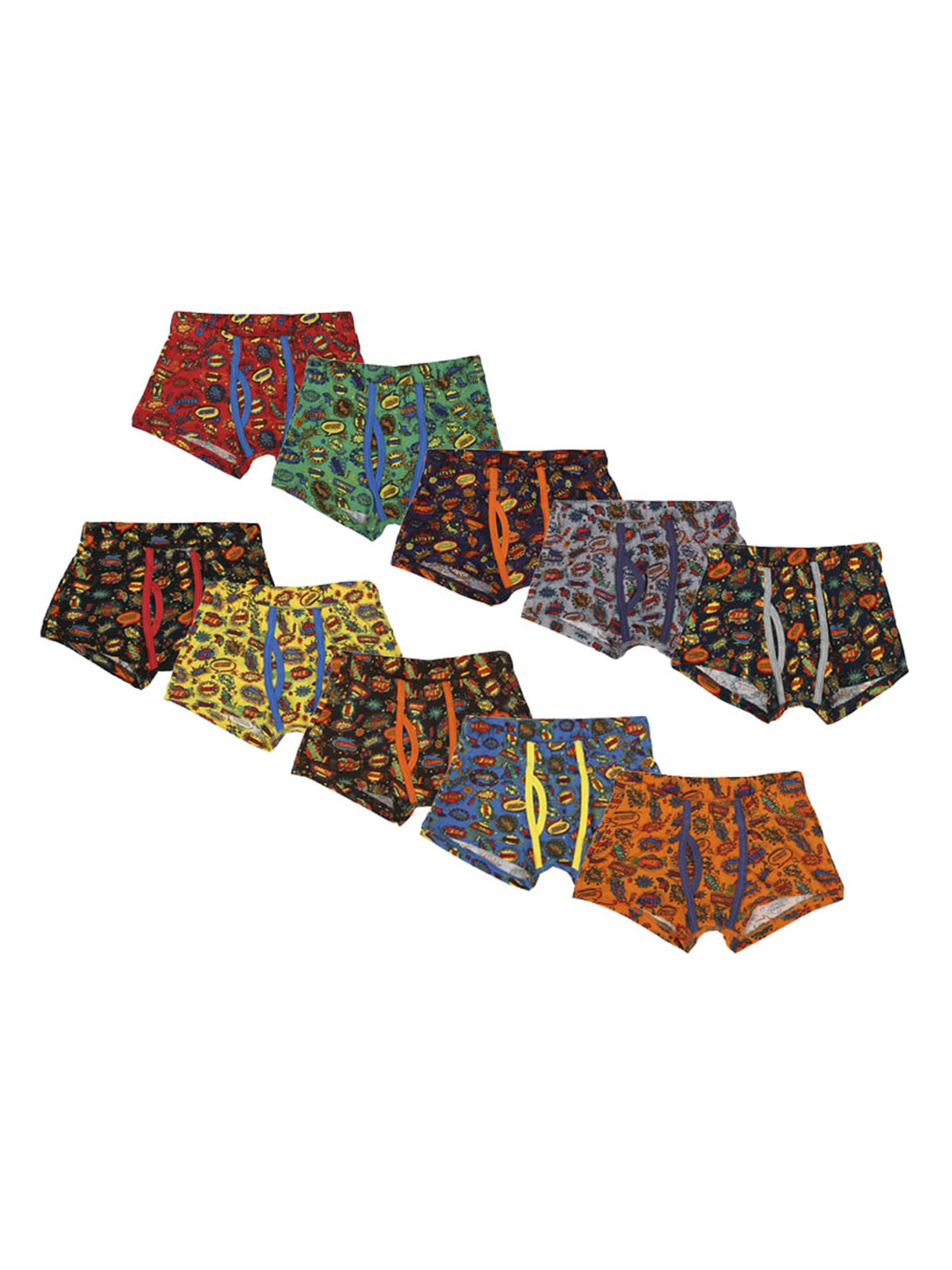 BRAT Boys Pack Of 2 Assorted Trunks BR-BI-TR002-PI-2X5-AS05-6