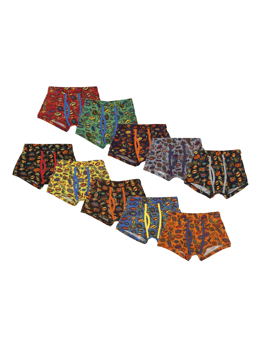 BRAT Boys Pack Of 2 Assorted Trunk