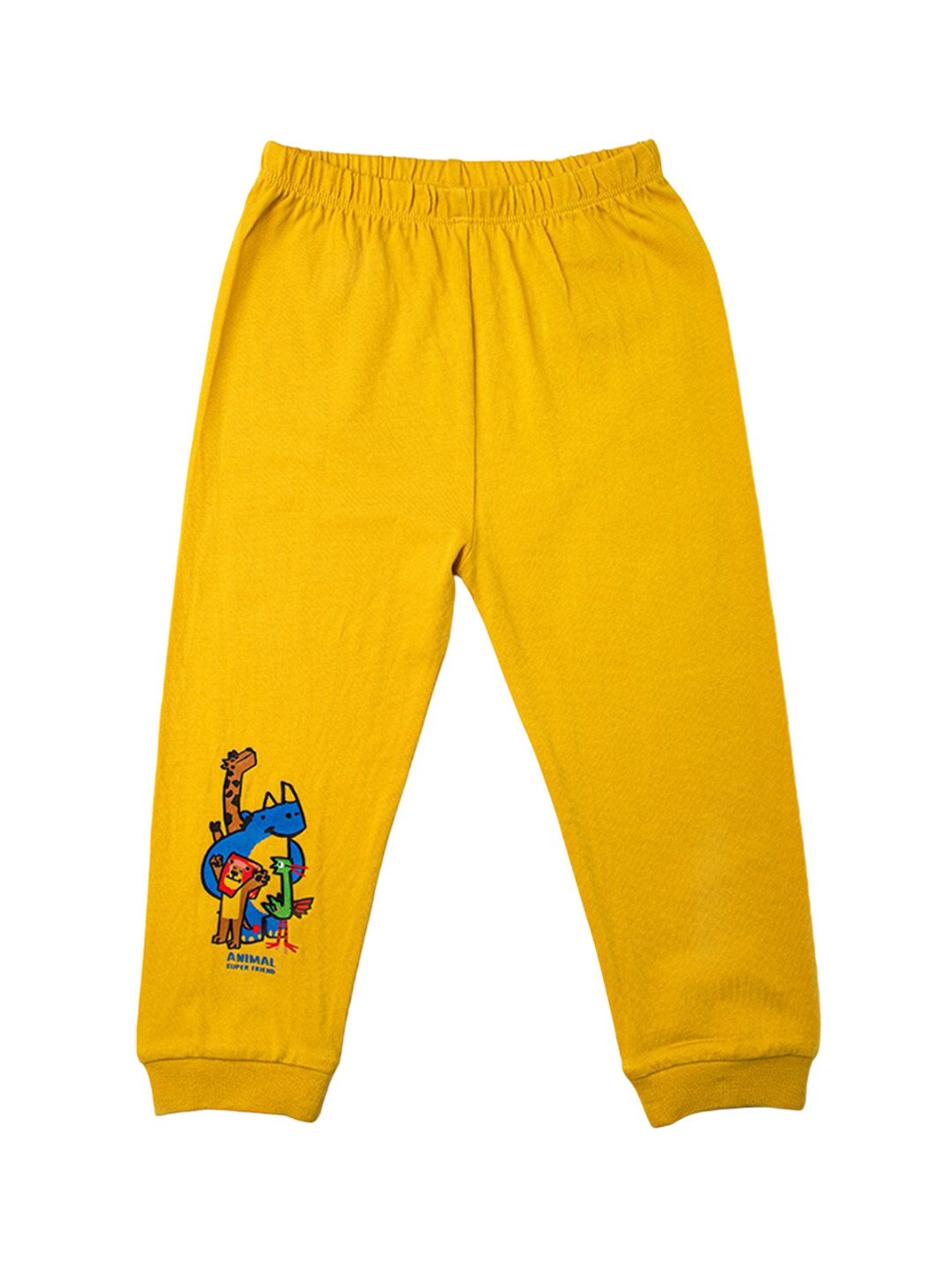TIDY SLEEP Infants Printed Cotton Mid-Rise Joggers