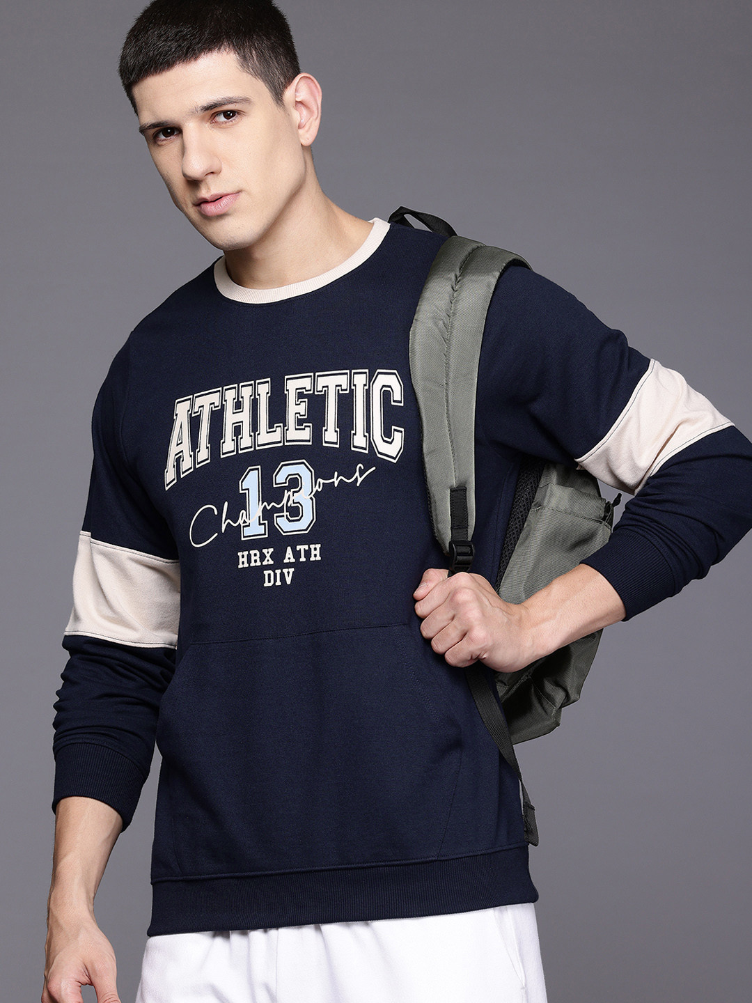 HRX by Hrithik Roshan PROSPORT Printed Lifestyle Sweatshirt