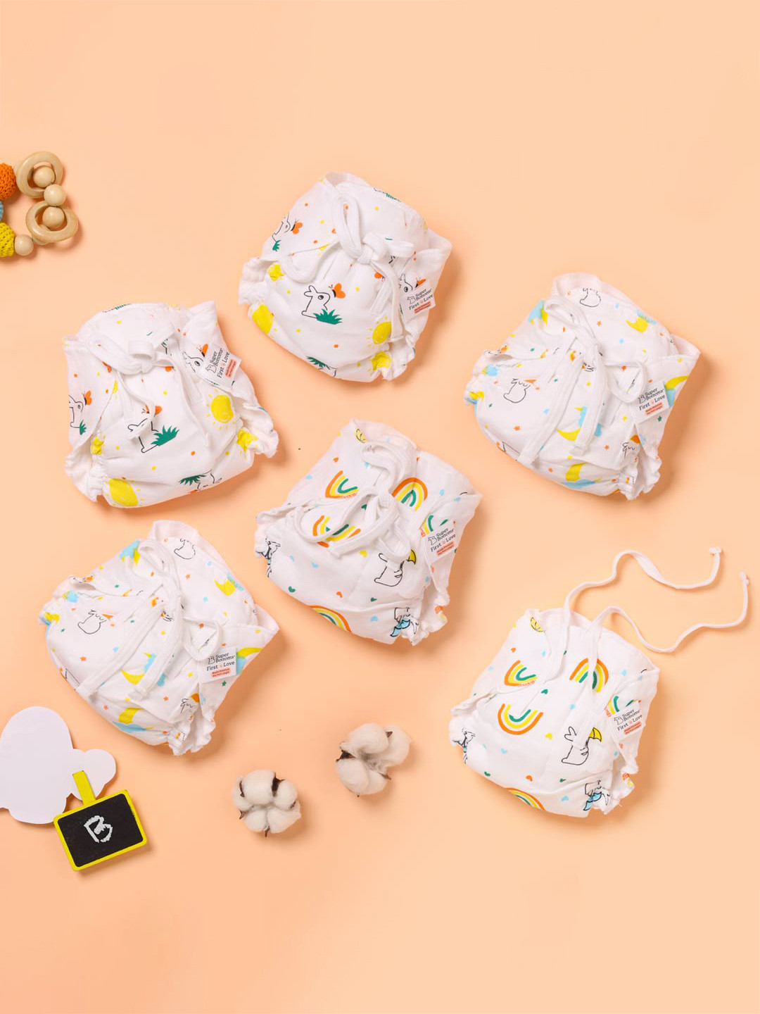 SuperBottoms Infants Premium Muslin Padding Dryfeel Langot