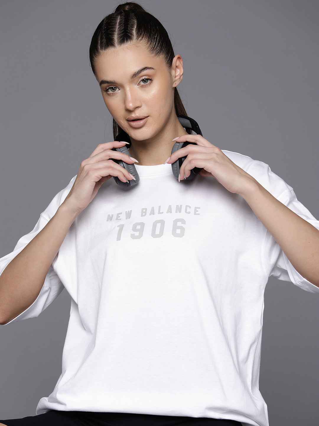 New Balance Iconic Collegiate Jersey Oversized T-Shirt