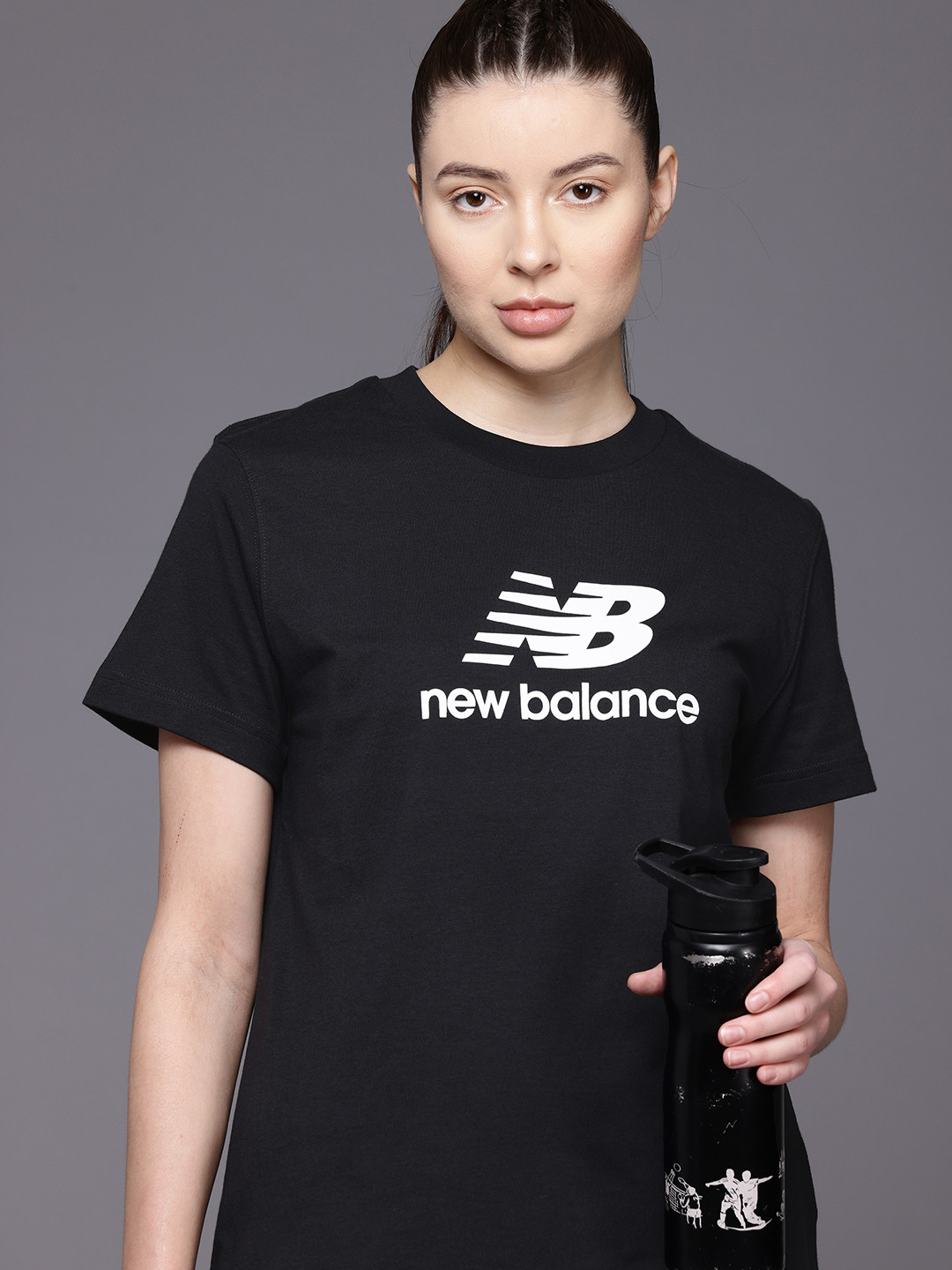 New Balance Jersey Stacked Logo T-Shirt