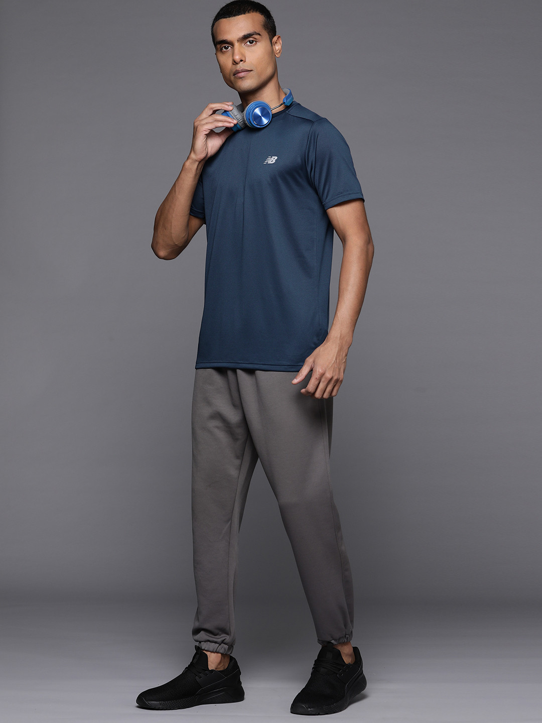 New Balance Short Sleeves Round Neck Sports T-shirt