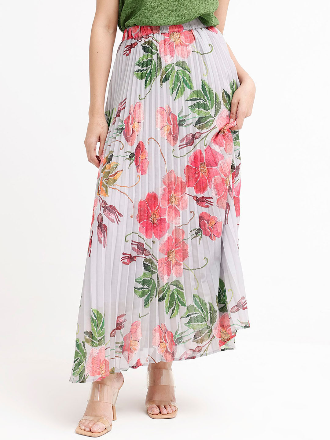 RAREISM Plated Maxi Skirts