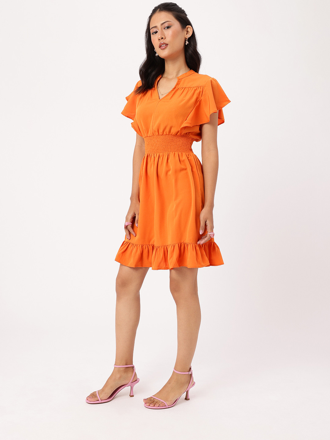 DressBerry Flutter Fit & Flare Dress