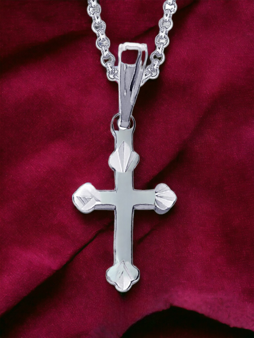 Taraash 925 Sterling Silver Cross Pendant