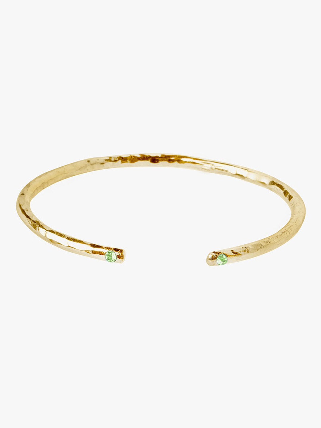 EQUIIVALENCE Gold-Plated Crystal Studded Bangles