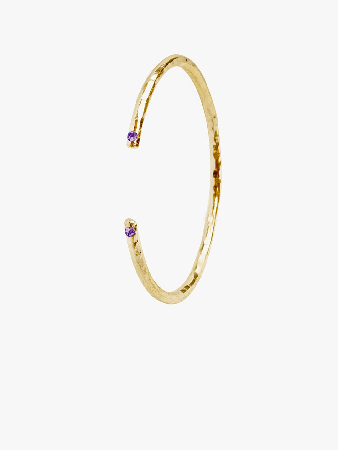 EQUIIVALENCE 14 Kt Gold-Plated Crystal Studded Bangles