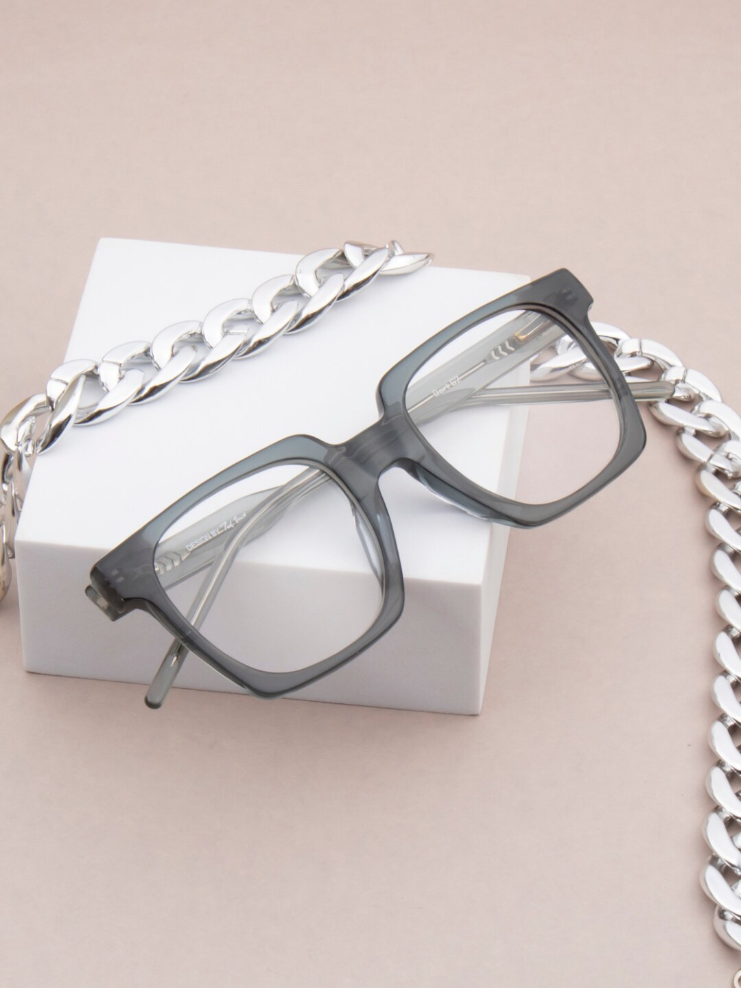 Ted Smith Unisex 100% Acetate Full Rim Square Frames DART 1_C2