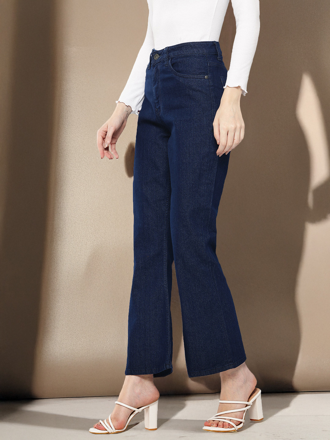 Chemistry Women Bootcut High-Rise Stretchable Jeans