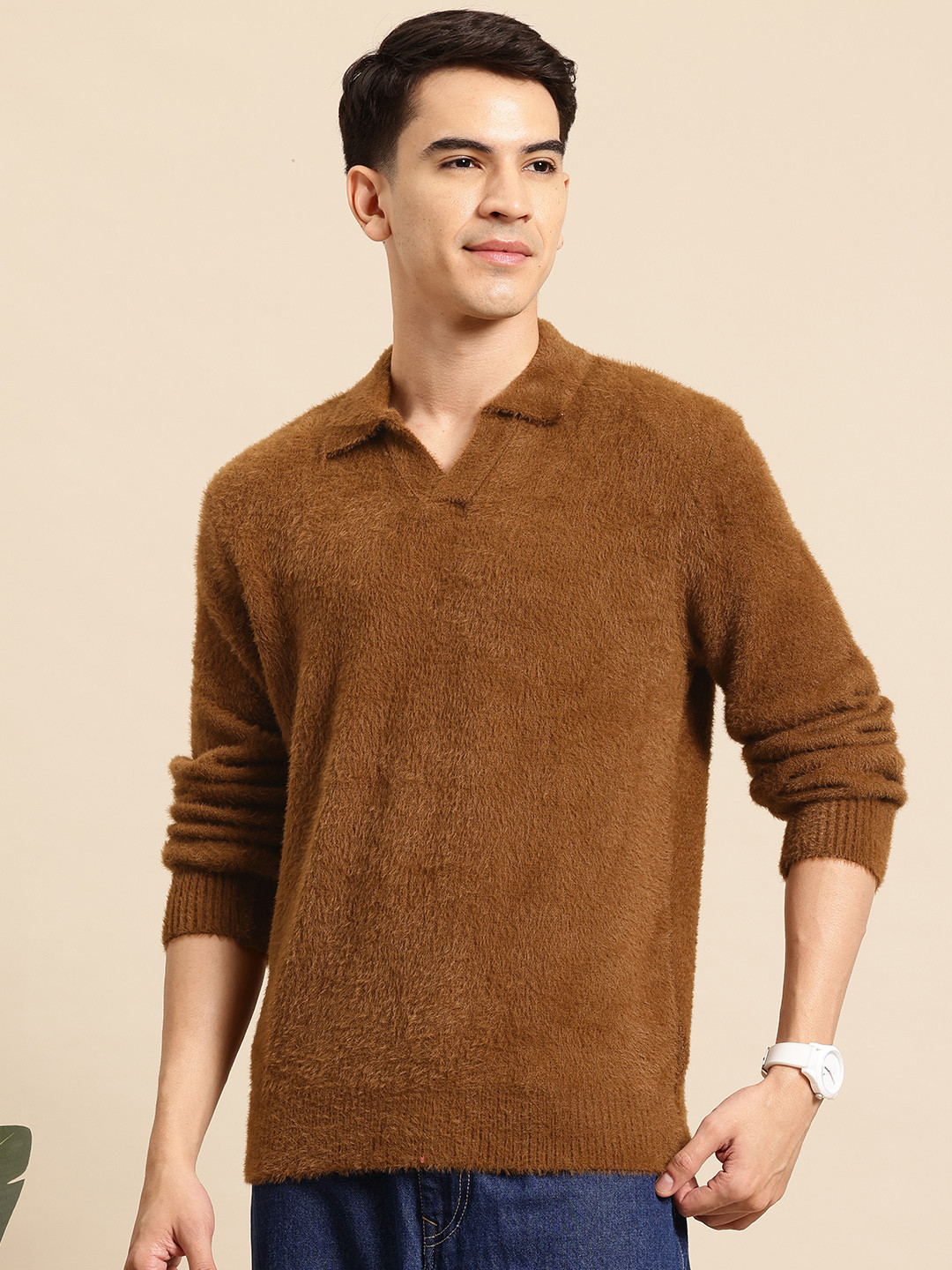 Mast & Harbour Fuzzy Pullover
