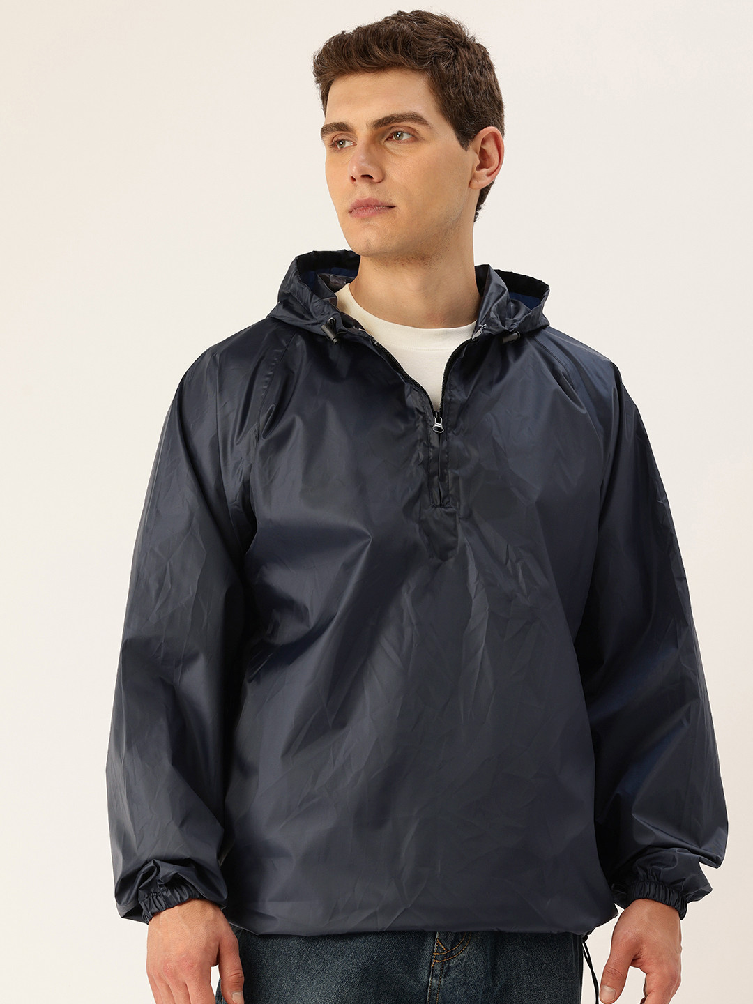 Sports 52 wear Hooded Comfort Fit Rain Jacket