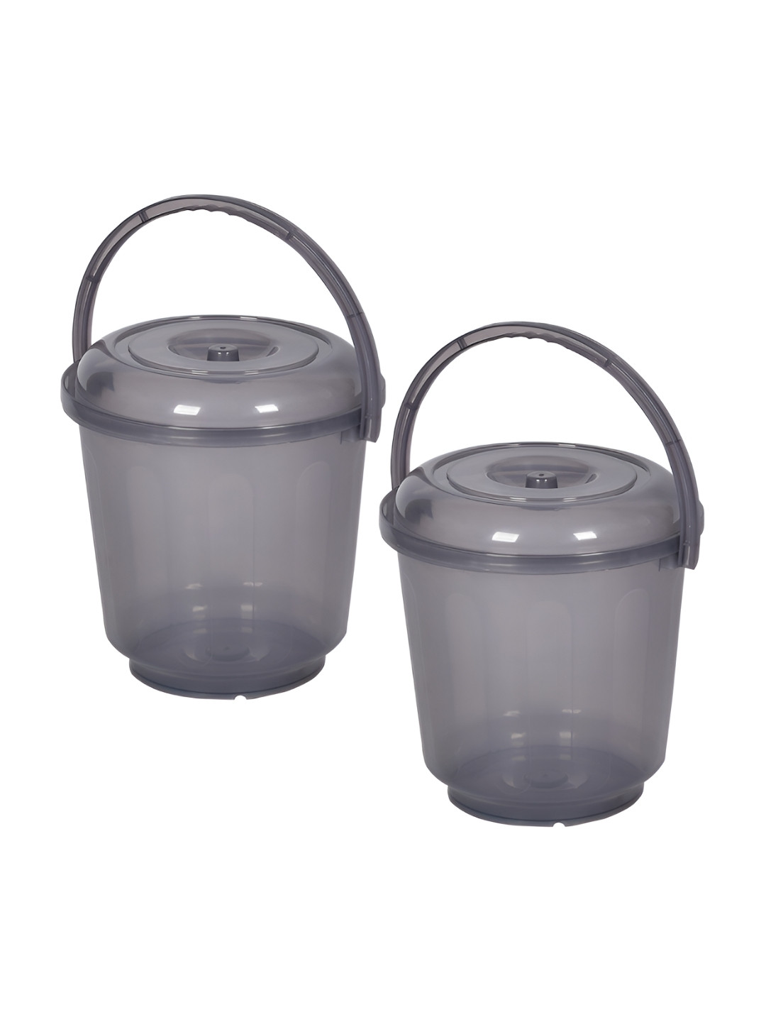 Kuber Industries Transparent 2 Pieces Bath Accessories Set