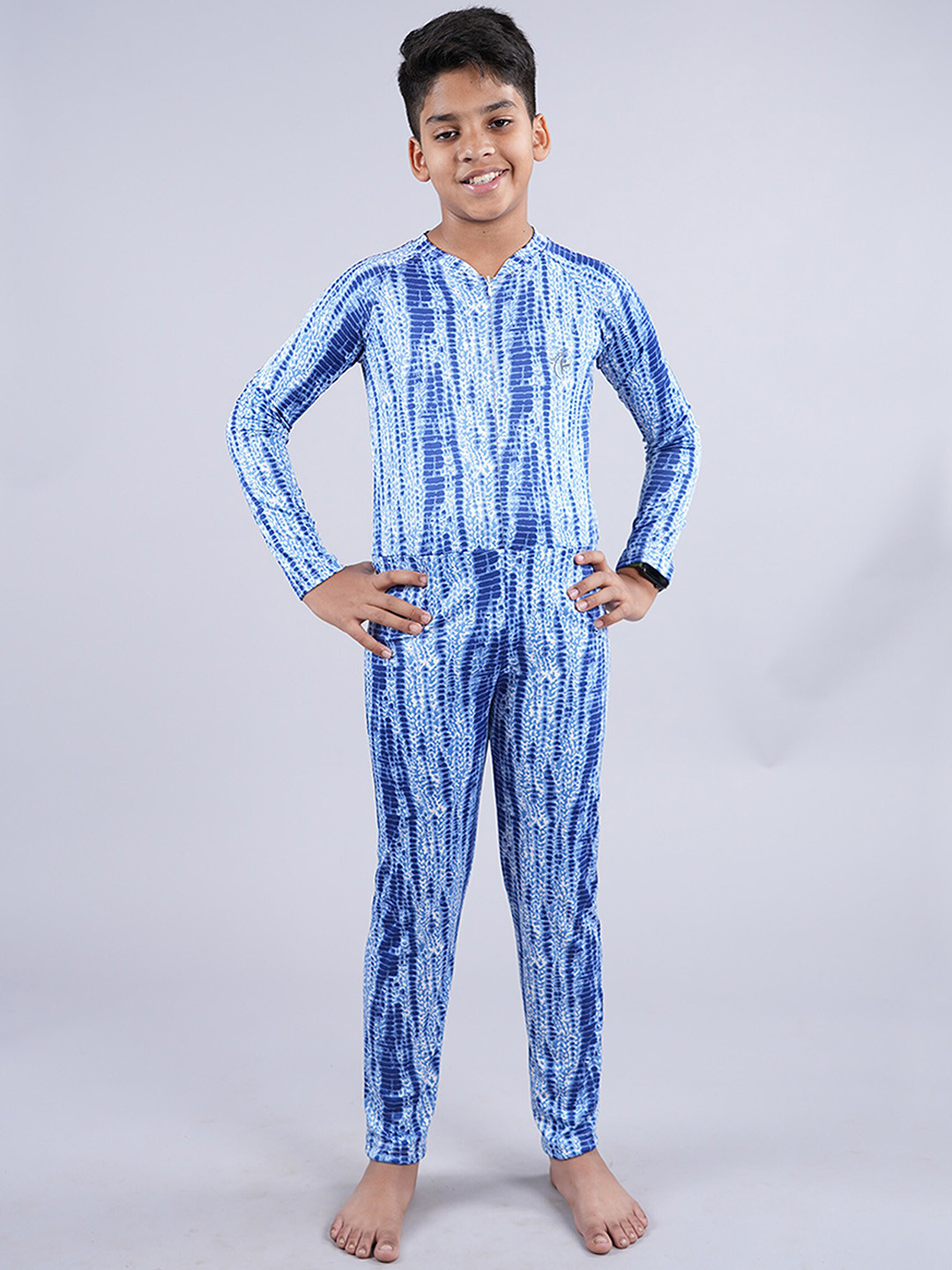 KiddoPanti Kids Printed Full-Length Legsuit