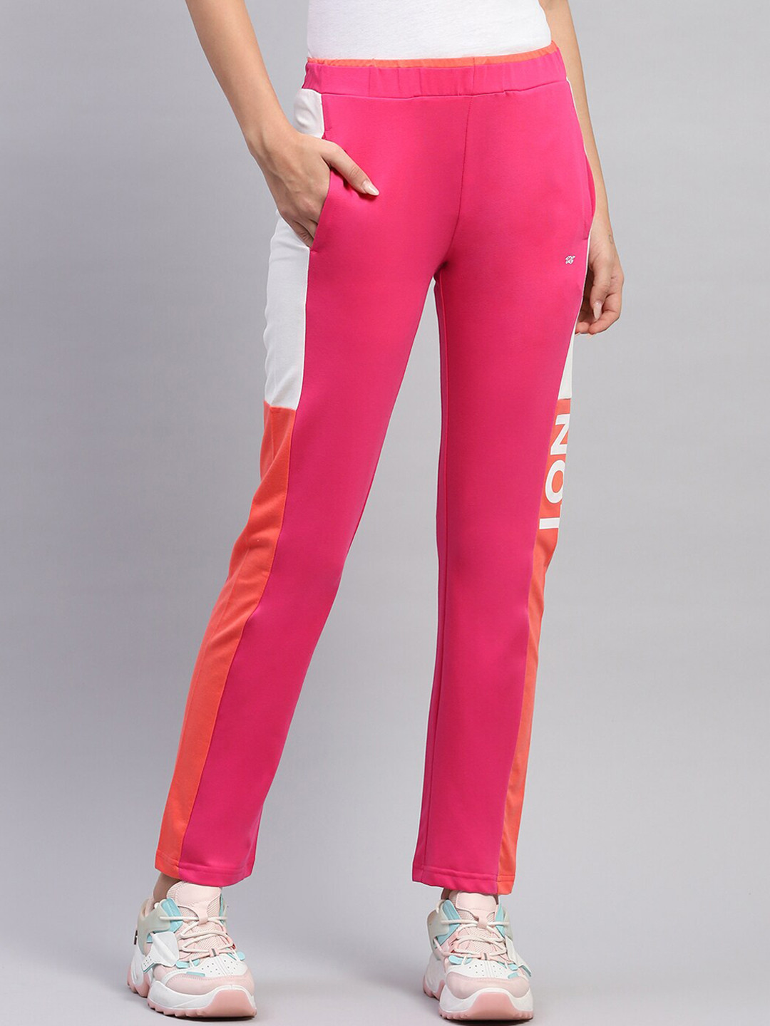 Monte Carlo Women Printed-Detailed Cotton Track Pant