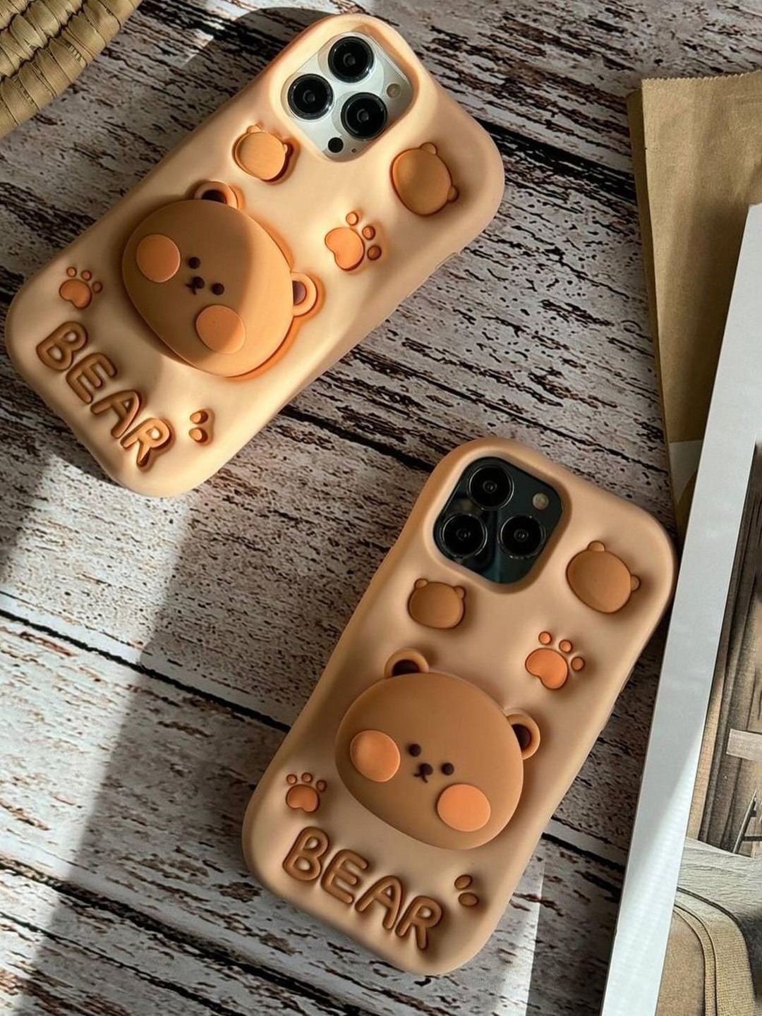 TREEMODA Silicon Pop-up iPhone 14 Back Case Mobile Accessories