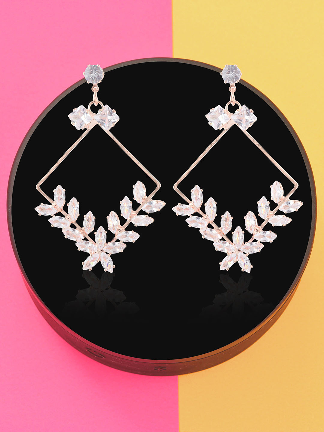 GRLIE Alloy AD ontemporary Drop Earrings