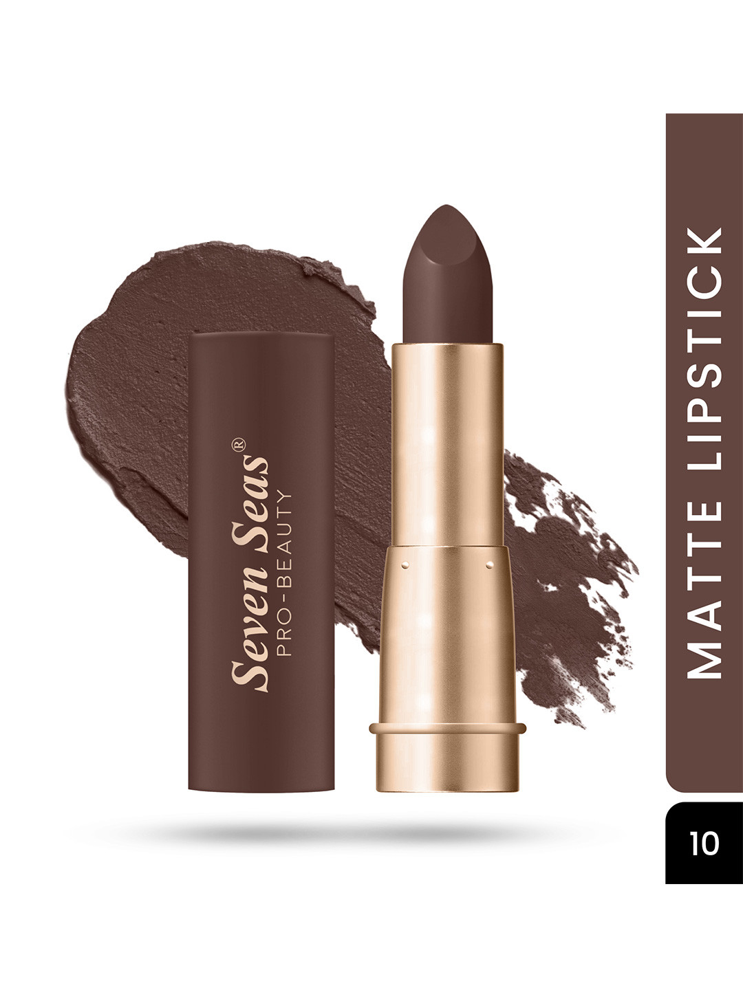 Seven Seas Stay Classy Non Transfer Lightweight Matte Lipstick 3.5g - Dark Chestnut 10