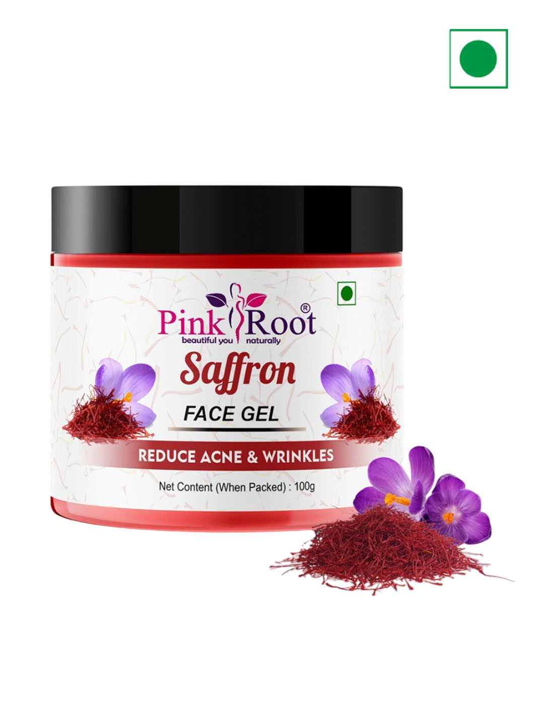 Pink Root Saffron Face Gel - 100 ml