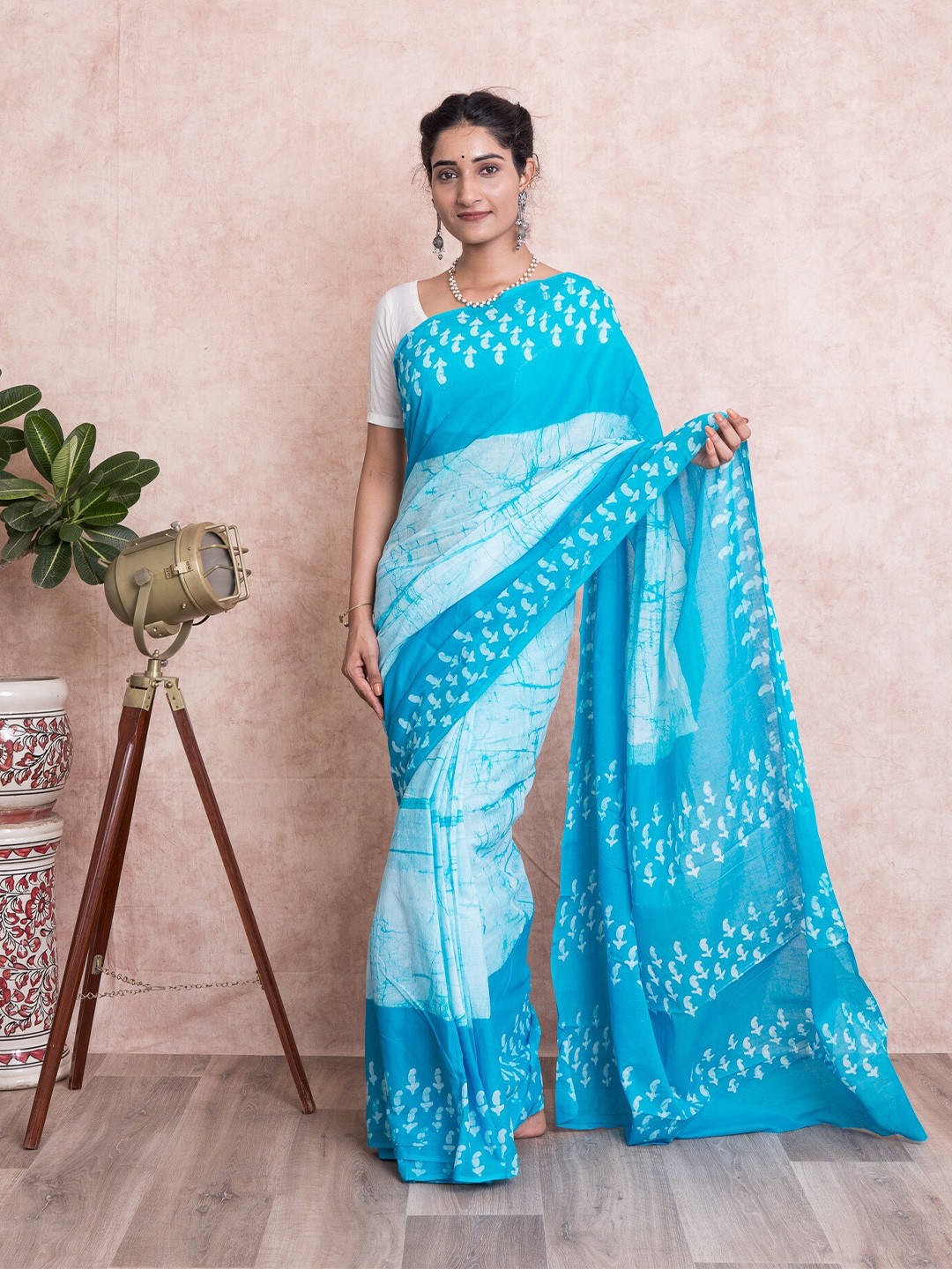 Kishori Sarees Batik Pure Cotton Saree